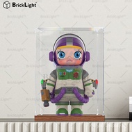 BrickLight™ for Pop mart MOLLY 400% Buzz Lightyear Figure Storage Display Box Desk Dust Cover