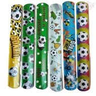 JWENTY 12PCS Snap Bracelets Wristband, Hand Ring Snap Wrap Football Papa Circle, Football Party Brac