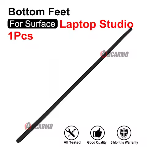 Black White For Microsoft Surface Laptop Studio 1964 Rubber Feet Bottom Non-slip Strip Replacement