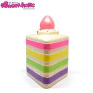 🇯🇵【Direct from Japan】Cafe de N Rainbow Cake Squishy White Sweet-Holic Sweet Scented Elementary School Students Boys Girls Lower Grades Middle Grades Upper Grades Christmas Gift Present Mascot Category Top &gt; Brand &gt; Cafe de N