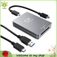 【lesley】CFexpress Type B Card Reader USB3.2 Gen2 10Gbps CFexpress Reader Memory Card Adapter with US