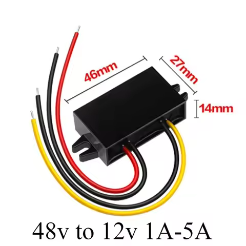 24V 36V 48V 60V to 12V voltage converter 48v to 12v 1A-5A Power Supply voltage step down dc dc conve
