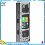 【ouwym9al】HUB Docking G71 7 in 1 Aluminum Alloy Smart Screen Display 4K60Hz Upgradeable Docking Stat
