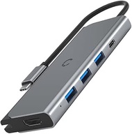 Cygnett CY3318HUBC3 TravelMate USB-C PD Travel Hub, Black