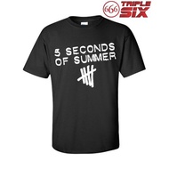 T-Shirt / T-Shirt - 5 seconds of summer - BLACK