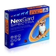 Nexgard spectra extra small dog 2-3.5 kg xs demodex Worm Lice Medicine