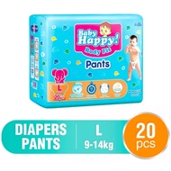 Baby happy Diaper pants L20 - Child Diaper - baby Diaper - Toddler Diaper - baby happy pants Diaper - baby happy pants Size L20 - Child Needs - baby Needs - Child Needs - baby - Disposable Diaper