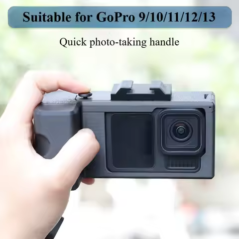 Portable 3D Printing Street Grip Vlog Holder Quick Photo-taking Handle for GoPro 9/10/11/12/13 Camer