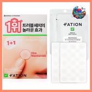 FATION NOSCA9 Spot Patch Large Pack 46pcs | Acne Care with 0.2% Salicylic Acid, Waterproof & Ultra S