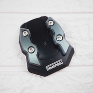 แผ่นรองขาตั้ง ตีนเป็ด สำหรับ ADV150 ADV160 FORZA300 FORZA350 PCX150 PCX160 SEMSPEED งาน CNC แผ่นลอ