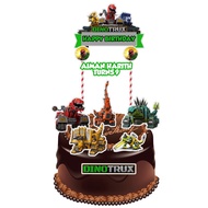 DINOTRUX Cake Topper DIY