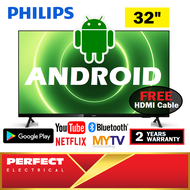 Philips 32 inch FULL HD 1080p ANDROID TV Smart LED 32PHT6916 with DVB T2 Tuner MYTV Sharp Freeview 32PHT6915