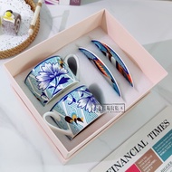 Coffee Cup High-end Exquisite European Style Small Luxury Coffee Cup Plate Afternoon Tea Set America