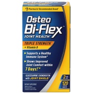 Osteo Bi-Flex Triple Strength with Vitamin D Glucosamine Chondroitin Joint Health Supplement, Coated