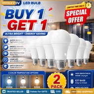 【BUY 1 GET 1】LED Bulb Light White Energy Conservation Ultra Bright Bulb  E27 Led Globe Bulb