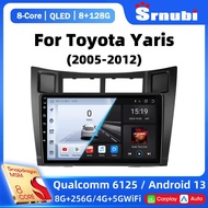 Android 13 2 Din Car Radio for Toyota Yaris 2005-2012 Multimedia Player 2din Carplay Auto Stereo GPS
