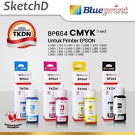 Epson L110 Printer refill Ink series 664 compatible Blueprint TKDN Refill Ink 70 ml CMYK