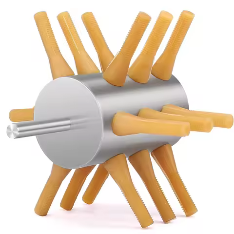 Chicken Plucker Drill Attachment Stainless Steel Chicken Plucker 18-Fingers Chicken Feather Removal 