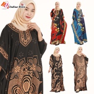 Mu KAFTAN Women FREE SIZE/BAJU KAFTAN KELAWAR/SHORT SLEEVE Adult Dress/Nightgown/SHORT SLEEVE SLEEPING DRESSES