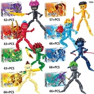 【Ready Stock】stickman stikbot figure stickman robot toy stickbot monsestori booba stickman avastars 
