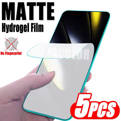 5PCS Matte Screen Protective film For Xiaomi Poco F6 F5 Pro F4 5G F3 GT Anti-Fingerprint Hydrogel Pr