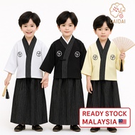 [3-10 Years] daidai (Ship from Malaysia) Japanese Boy Kimono Cosplay Costume Kid Yukata Outfit Cultu