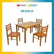 GENESIS ชุดโต๊ะอาหาร 4 ที่นั่ง รุ่น DS 4114