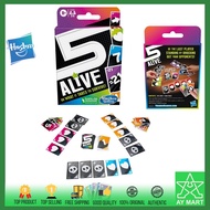 Hasbro 5 Alive Card Game Fast-Paced and Fun Family Game -  6 Players, Includes 108 Cards and Game Ru
