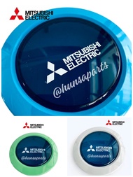 มิตซูบิชิ โลโก้ติดหน้าตะแกรงพัดลม อะไหล่พัดลม มิตซูบิชิแท้ Logo Mitsubishi Electric