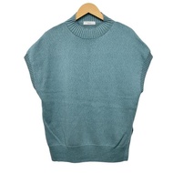 Ebure green Sweater Knit blue Women Short sleeves Direct from Japan Secondhand