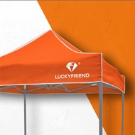 เต็นท์ตลาดนัด LUCKYFRIEND โครง T1S ผ้าใบ E5 700D | ขนาด 2x2 / 2x3 / 3x3 ม. | เต็นท์พับใช้งานง่าย มีท