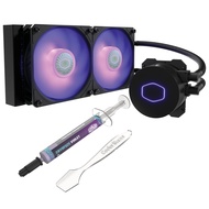 Cooler Master MasterLiquid ML240L RGB V2, Close-Loop AIO CPU Liquid Cooler, Gen3 Dual Chamber Pump,