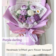 *Local florist*Handcrafted Knitted Flower Bouquet Crochet Yarn Knitted for all Occasions