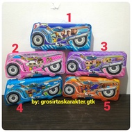 Tayo Spiderman LOL Car-Shaped Children's Pencil Case Magnetic Pencil Case