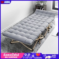 AIBG เตียงพับได้ เตียงพับ เตียงสนาม ไม่ต้องติดตั้งเตียงพับพักเตียงนอน เตียงพับได้ เตียงสนามพับเก็บได้ ใช้งานง่าย นอนสบาย พร้อมส่ง