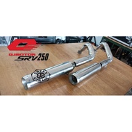 QJMOTOR SRV250 Full system exhaust