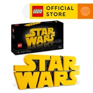 LEGO Star Wars 75407 Brick-built Star Wars Logo (700 Pieces) Toys Mainan Anak Laki Laki Bricks