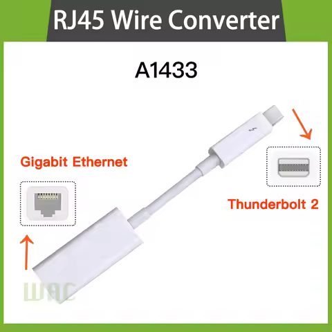 Original For Thunderbolt 2 Gigabit Ethernet Converter Apple Lightning Port Converter RJ45 Wire Conve