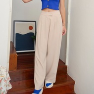 SISMANIA Unna Pants XS-XL กางเกงขายาวเอวสูง ทรงเหมาะกับคนมีสะโพกและต้นขา