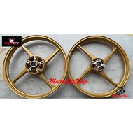 DynoPro X4 Sport Rim 4 Batang (GOLD) Yamaha Y15 / Y16 / LC135 (1.6/1.6x17)