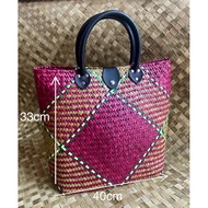 BEG MENGKUANG ANYAMAN TANGAN 100% DARI DAUN MENGKUANG