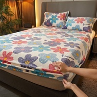 Velvet Bedsheet 40cm for Mattress Coway Ikea Anti-Wrinkle fitted 360 according to the mattress so it