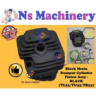 Brush Cutter TL33/TU33/TB33/Tl43/TB43/Bg328/TL52 Cylinder Block Assy (BLK)/Block Mesin Rumput BLACK 