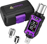 ANPUDS 1/2” Digital Torque Adapter, 2.9-147.6 Ft-lb/4-200 Nm Digital Torque Wrench Converter Set wit