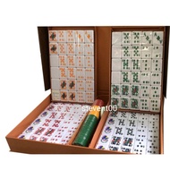 Ready Stock Rummy Ramy Cinami white 4 Player 120pcs 37mm* 27mm* 18mm/拉米 Rammy Rami Mahjong Full set 