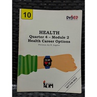 HEALTH Quarter 4 - Module 2 Health Career Options