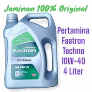 PREMIUM Oli Mesin Mobil 4 Liter - ORIGINAL PERTAMINA FASTRON TECHNO SAE 10W-40