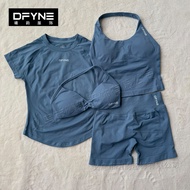DFYNE Hot-selling Shorts Bra Vest Multi-color Optional Sports Yoga Underwear Fitness Four-piece Suit
