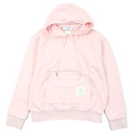 全新未使用THOM BROWNE ブラウン 100% 純棉三色後背套頭連帽衫，粉紅色，1 碼，義大利製造，正品，男士