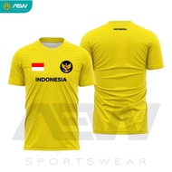 Kaos Olahraga Atasan Oblong Pria Wanita Dewasa Lengan Pendek Kemerdekaan 17Agustus Bahan Dryfit Prem